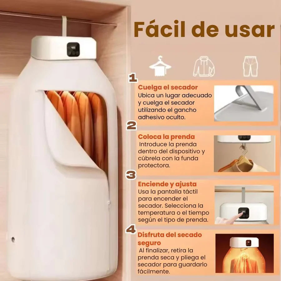 👔SECADOR DE ROPA PORTÁTIL👗
