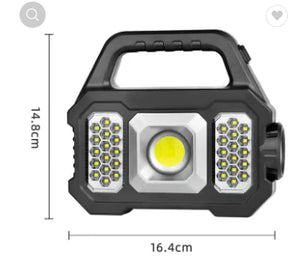Linterna LED Solar 3 en 1