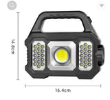 Linterna LED Solar 3 en 1